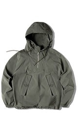 Windbreaker hooded jacket