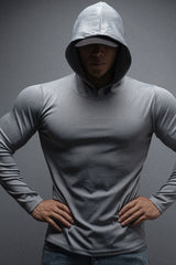 Hooded zip shirt