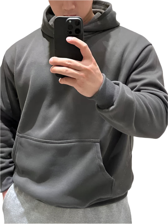 Fitness Fleece Thickened Loose Sweatshirt