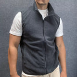 Warm men's sleeveless fleece