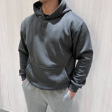 Fitness Fleece Thickened Loose Sweatshirt