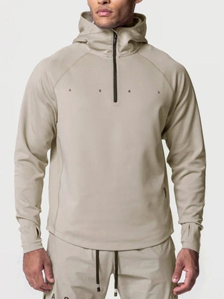 Warm High Neck Hooded Sport Jacket