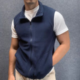 Warm men's sleeveless fleece