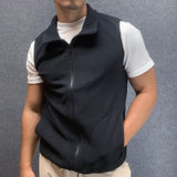 Warm men's sleeveless fleece